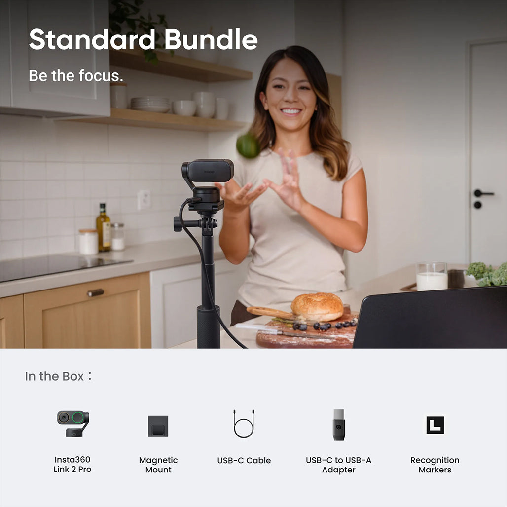 A Photo Of Insta360 Link 2 Pro - 4K AI Webcam