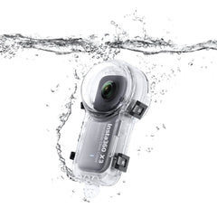 A Photo Of Insta360 X3 Invisible Dive Case - Waterproof 164ft with Seamless Underwater Stitching