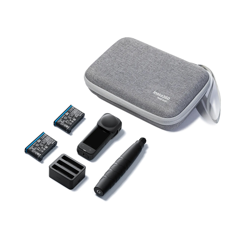A Photo Of Insta360 X4 Carry Case – Compact Protective Travel Case for Camera, Batteries & Invisible Selfie Stick