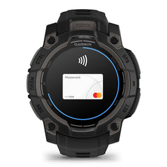 A Photo Of Garmin Instinct 3 45mm AMOLED - Black with Black Band
