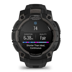 A Photo Of Garmin Instinct 3 45mm AMOLED - Black with Black Band