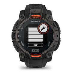 A Photo Of Garmin Instinct 3 45mm Solar - Black with Black Band