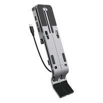 J5Create Laptop Stand with USB 4-Port Hub - Adjustable Aluminum Stand with Integrated USB-C Hub