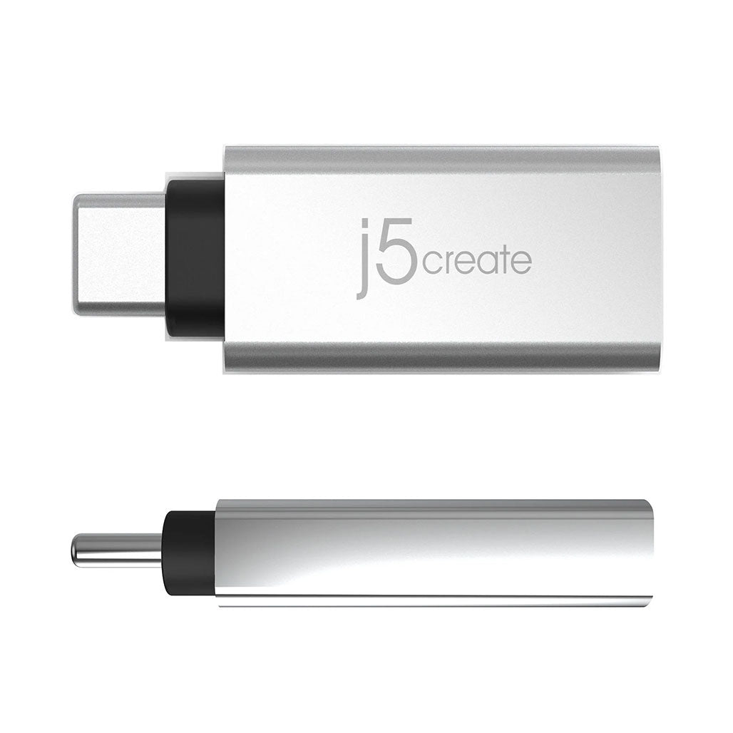 A Photo Of J5Create USB-C to USB Type-A 3.1 Adapter - JUCX15 | 5 Gbps Data Transfer & 1.5A Charging