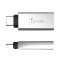 J5Create USB-C to USB Type-A 3.1 Adapter - JUCX15 | 5 Gbps Data Transfer & 1.5A Charging