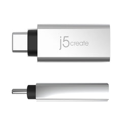A Photo Of J5Create USB-C to USB Type-A 3.1 Adapter - JUCX15 | 5 Gbps Data Transfer & 1.5A Charging