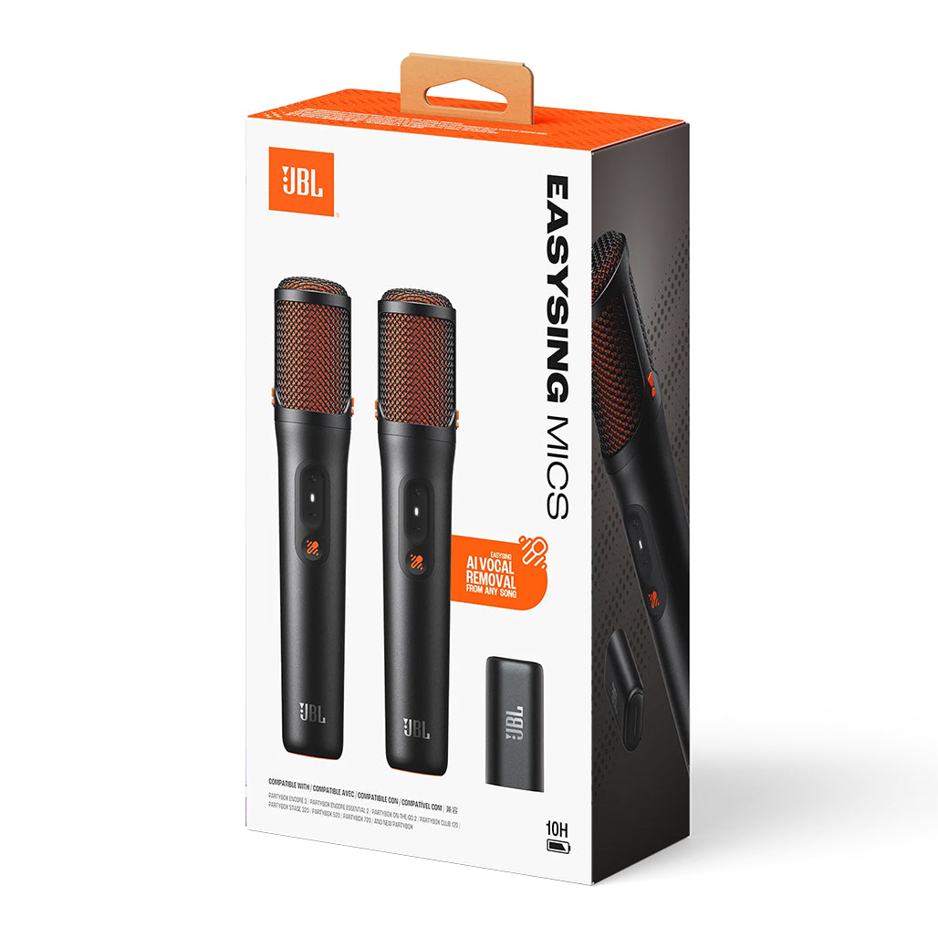 A Photo Of JBL EasySing Mics - Wireless Karaoke Microphones
