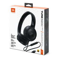 A Photo Of JBL Tune 520C USB-C - Wired On-Ear Headphones
