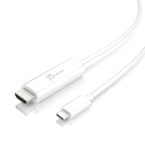 J5Create USB-C® to 4K HDMI™ Cable JCC153 – DisplayPort™ Alt Mode Compatible, 60Hz 4K HDR Support, Plug-and-Play for MacBook®, Chromebook®, Laptops