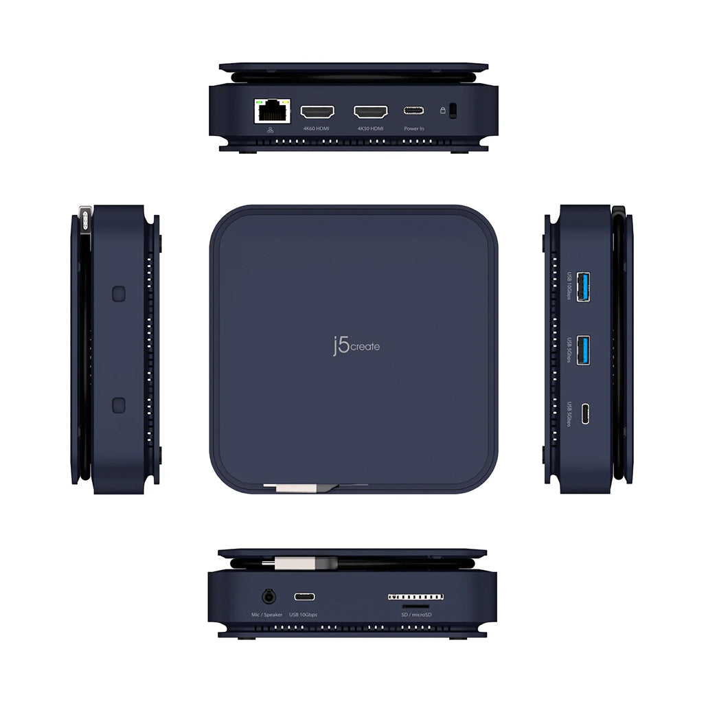 A Photo Of J5Create JCD3198 USB-C Dock Dual 4K HDMI