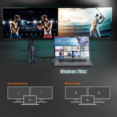 A Photo Of J5Create JCD3198 USB-C Dock Dual 4K HDMI