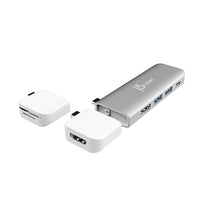 J5Create ULTRADRIVE USB-C™ Dual-Display Modular Dock JCD387 – 4K HDMI, 100W Power Delivery, USB 3.1 Gen 1, SD & microSD Support