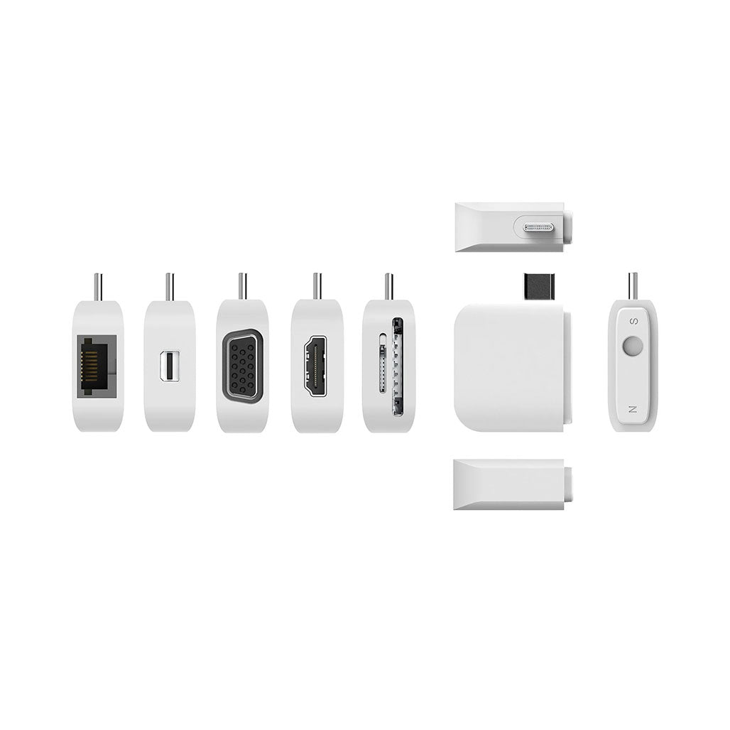 A Photo Of J5Create Ultradrive Kit USB-C Multi-Display Modular Dock JCD389 - 12 Configurations, 4K HDMI, Gigabit Ethernet