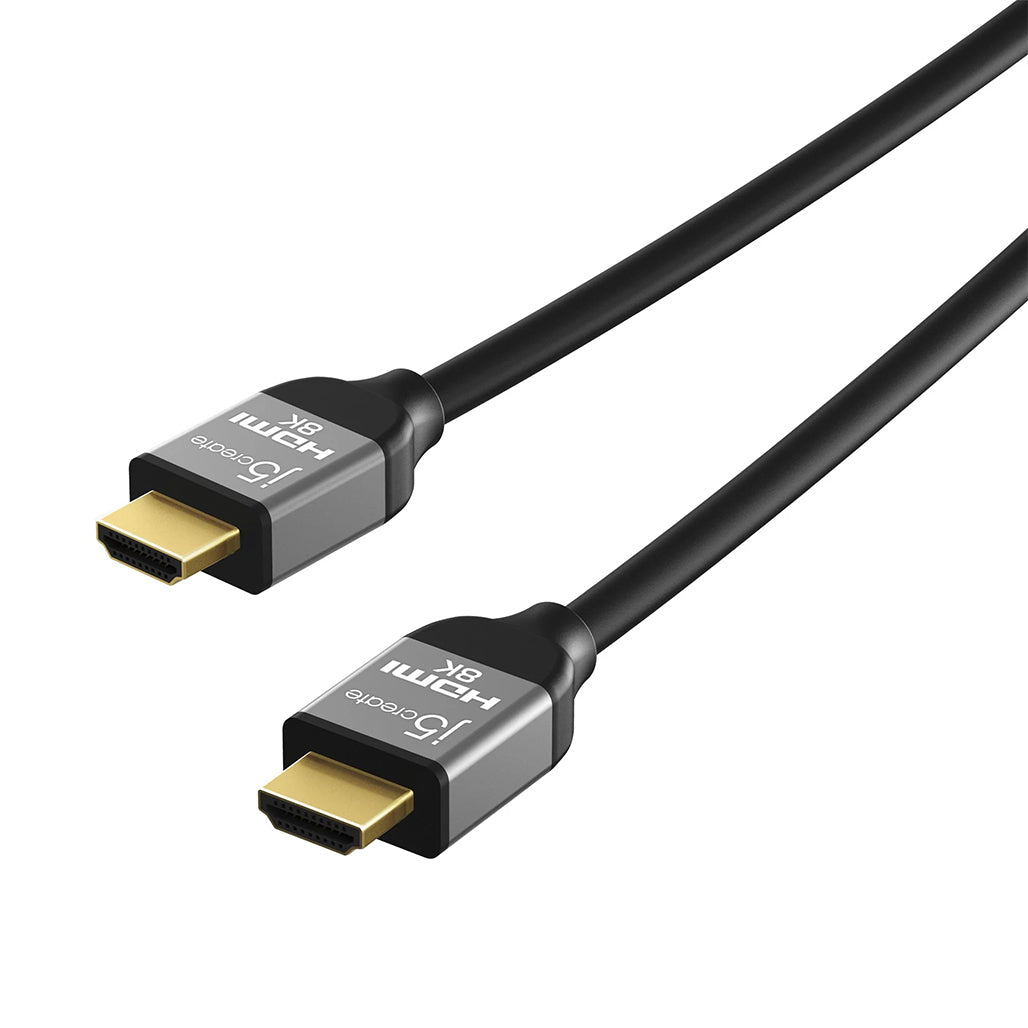 A Photo Of J5Create Ultra High Speed HDMI Cable JDC53 - 8K @ 60Hz, 48Gbps, Gold-Plated Connectors