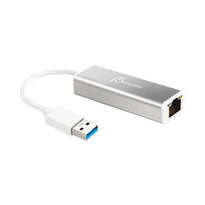 J5Create USB™ 3.0 Gigabit Ethernet Adapter JUE130 – macOS®/Windows®/Chrome OS™ Compatible