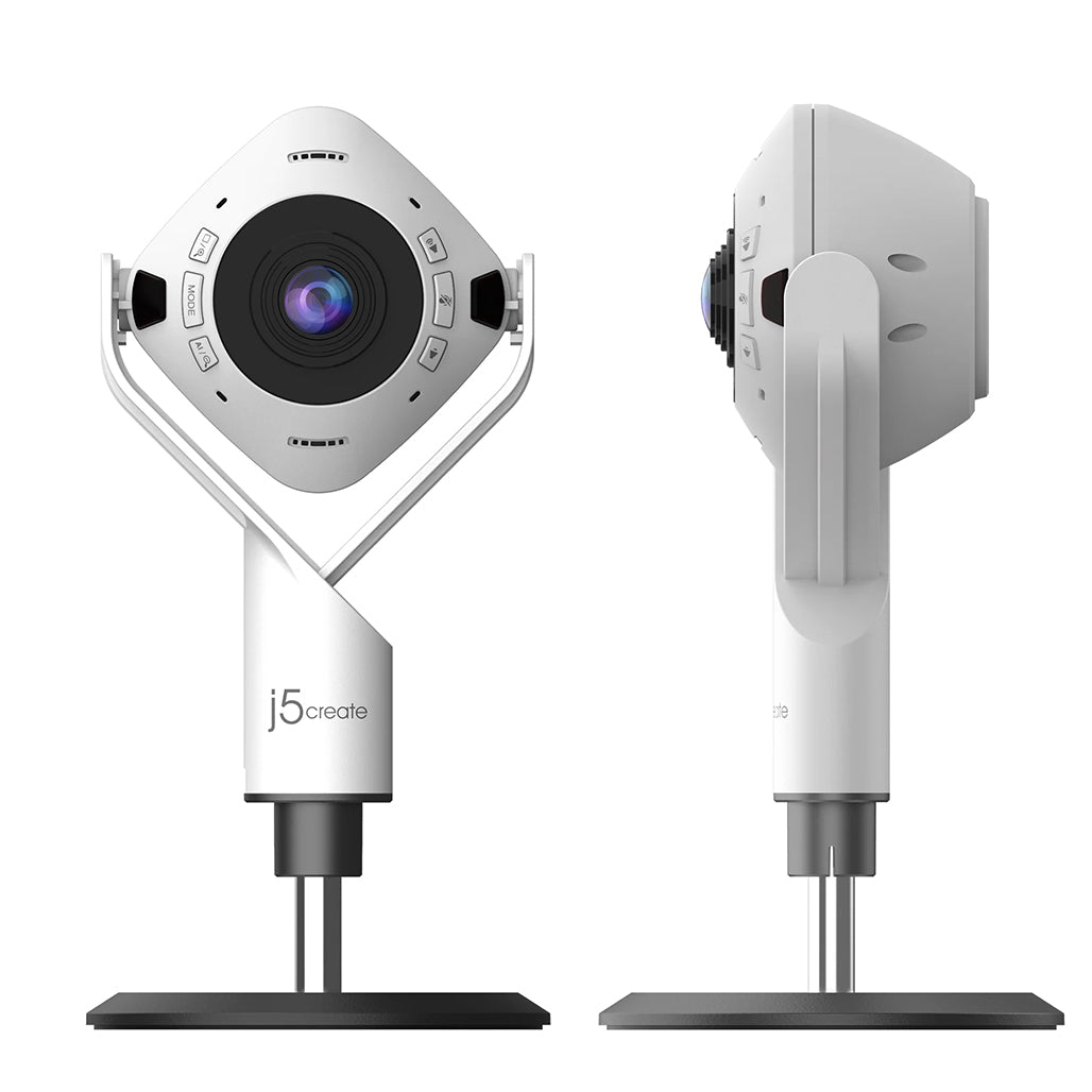 A Photo Of J5Create 360° AI-Powered Webcam - JVU368