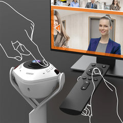 A Photo Of J5Create 360° AI-Powered Webcam - JVU368