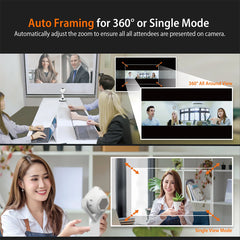 A Photo Of J5Create 360° AI-Powered Webcam - JVU368