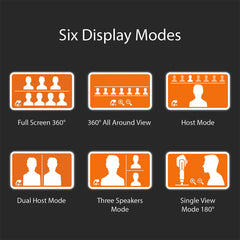 A Photo Of J5Create 360° AI-Powered Webcam - JVU368