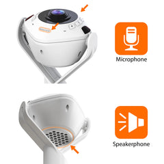 A Photo Of J5Create 360° AI-Powered Webcam - JVU368