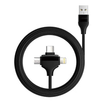 Joyroom S-L317 3-in-1 Glow Data Cable (Type-C / Micro / Lightning) - Premium Multifunctional Charging and Data Transfer Cable