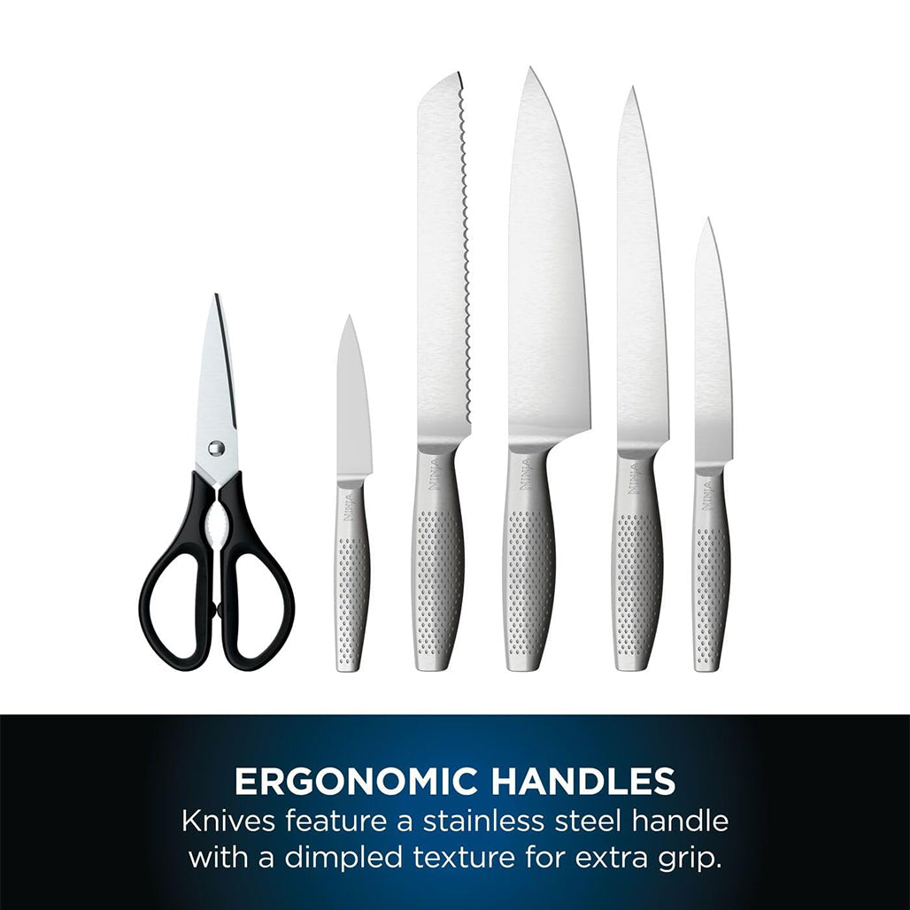 A Photo Of Ninja StaySharp Stainless Steel 6-Piece Knife Set - K62006EUUK