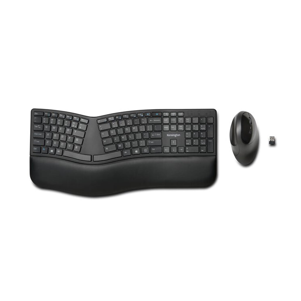 A Photo Of Kensington Pro Fit® Ergo Wireless Keyboard and Mouse