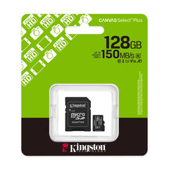 A Photo Of Kingston 128GB Canvas Select Plus microSDXC Card