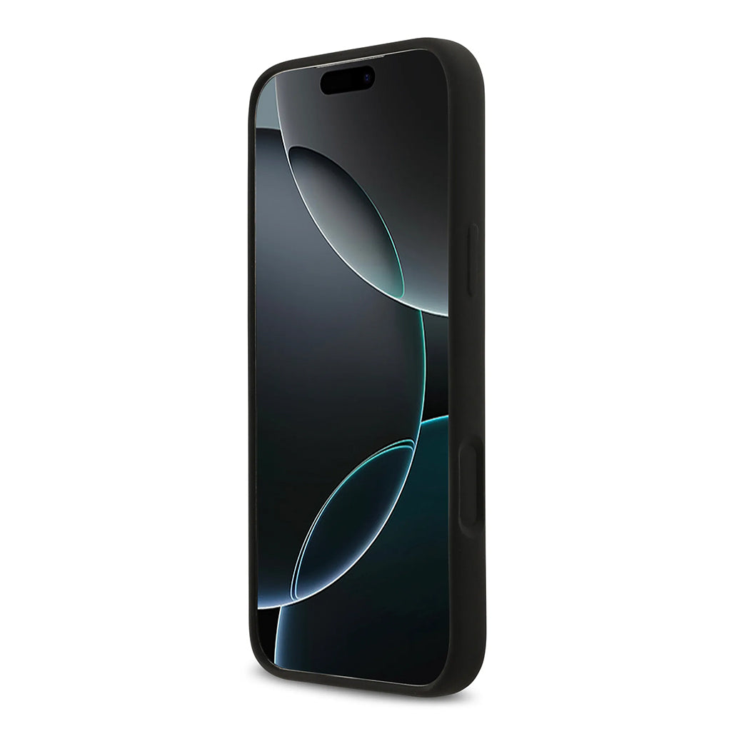 A Photo Of Karl Lagerfeld Liquid Silicone Case with Karl Sketch for iPhone 17 Pro