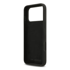 A Photo Of Karl Lagerfeld Liquid Silicone Case with Karl Sketch for iPhone 17 Pro