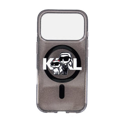 A Photo Of Karl Lagerfeld iPhone 17 Pro Max MagSafe Glitter Case