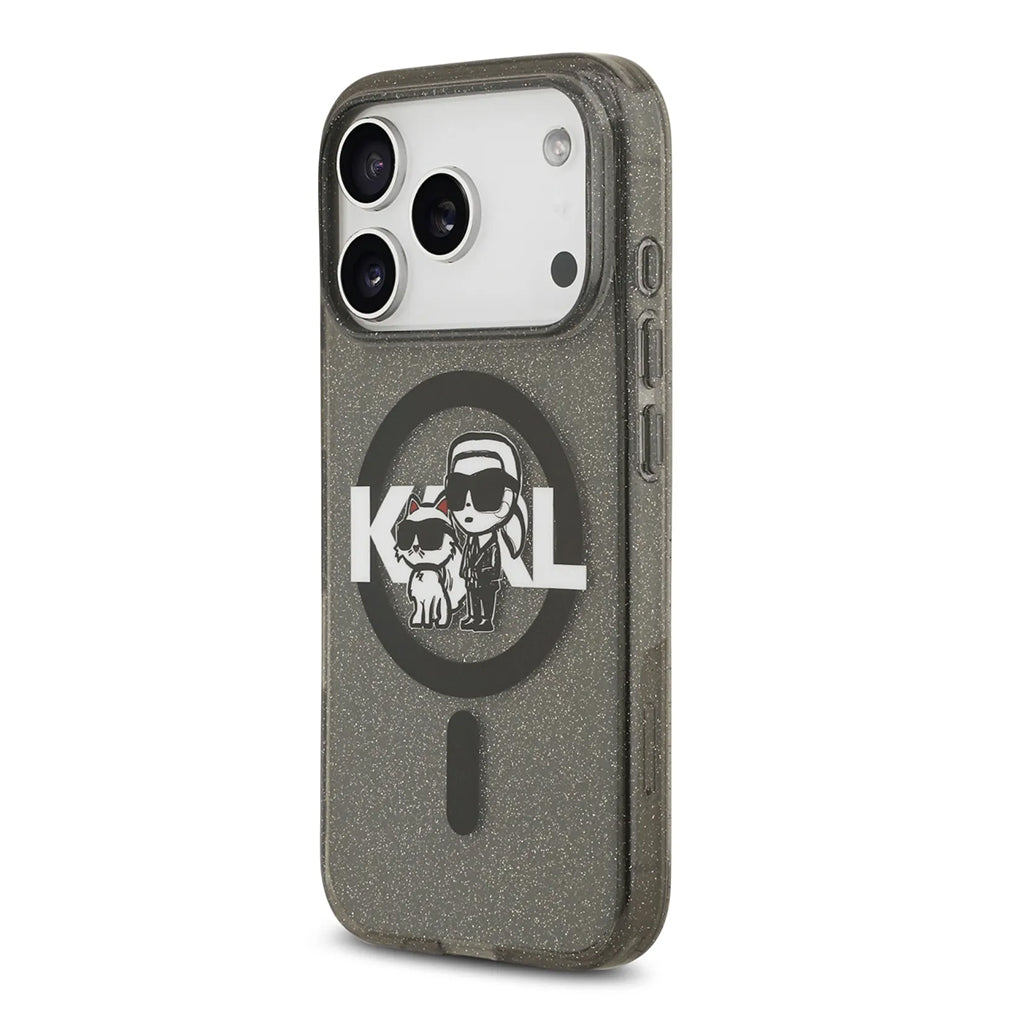 A Photo Of Karl Lagerfeld iPhone 17 Pro Max MagSafe Glitter Case