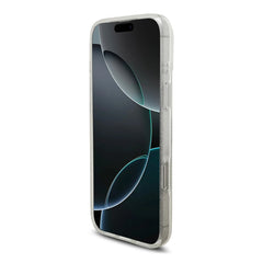 A Photo Of Karl Lagerfeld MagSafe Glitter Case with Karl & Choupette Heads for iPhone 17 Pro Max