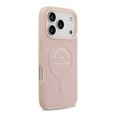 A Photo Of Karl Lagerfeld MagSafe PU Case with RSG Logo Buttons - iPhone 17 Pro Max