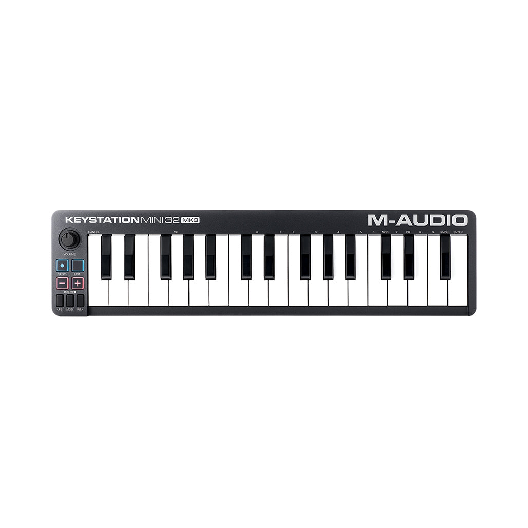 A Photo Of M-Audio Keystation Mini 32 MK3 - 32-Key USB MIDI Keyboard Controller