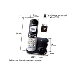 A Photo Of Panasonic KX-T6811 Cordless Phone with Answering Machine