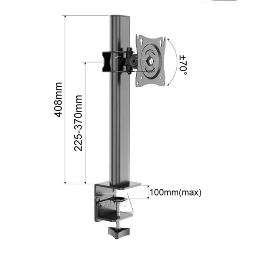 A Photo Of KALOC DZ100J Adjustable Single Monitor Arm 17–32 Inch