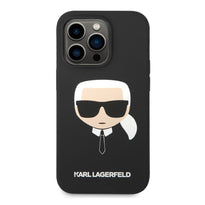 Karl Lagerfeld - Silicone Black Case - for iPhone 14 Pro Max