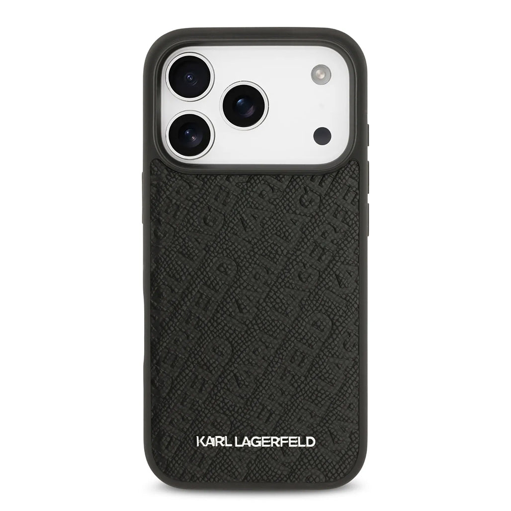 A Photo Of Karl Lagerfeld MagSafe PU Leather Case for iPhone 17 Pro