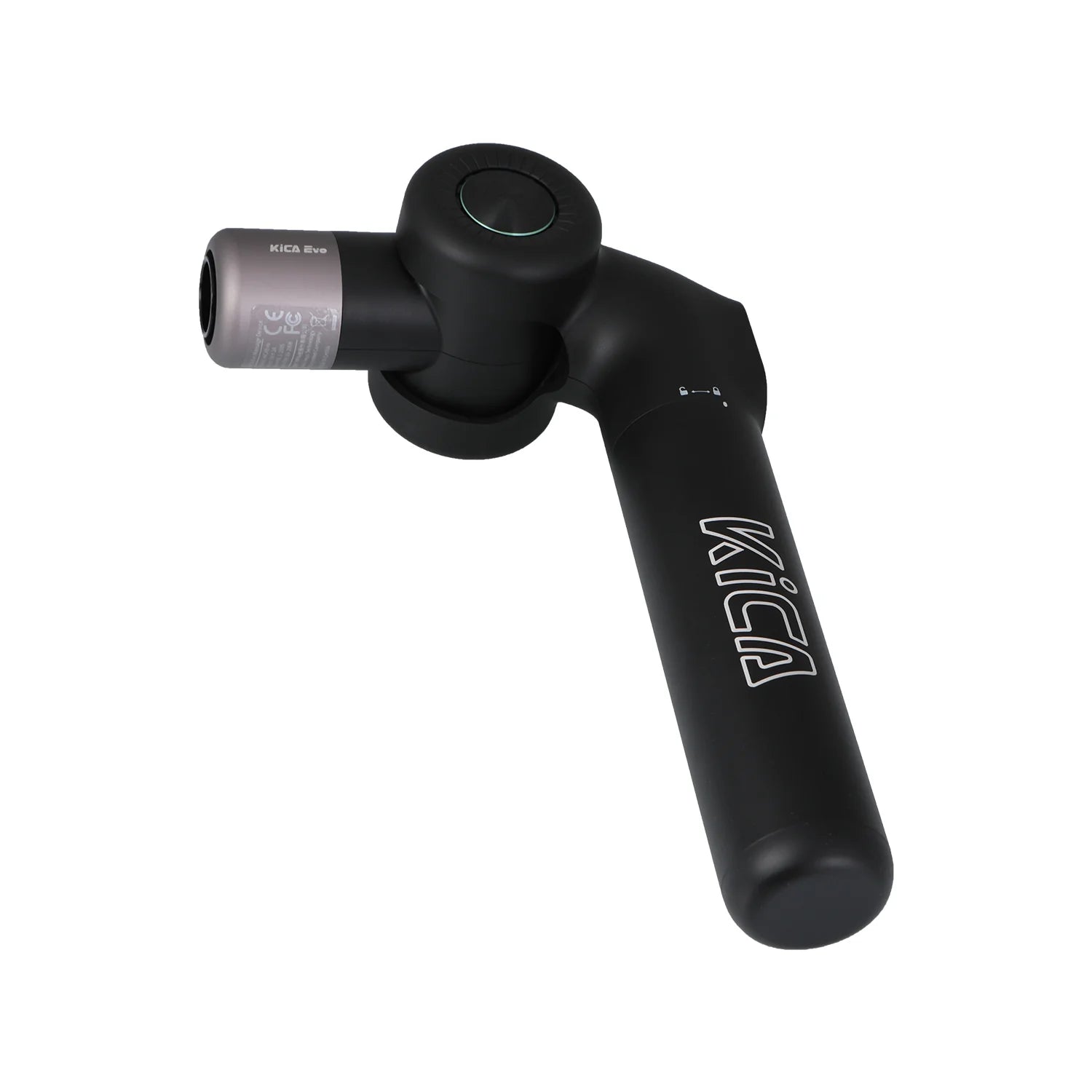 A Photo Of KiCA Evo - Professional Massage Gun with Foldable Design, Extendable Handle, and Heat Function