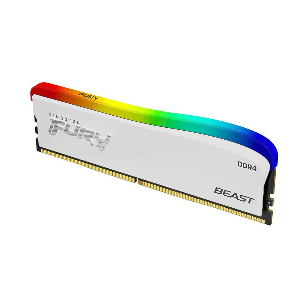 A Photo Of Kingston FURY Beast DDR4 3200MT/s RGB Special Edition White - KF432C16BWA