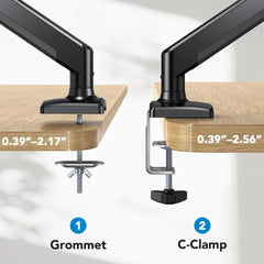 A Photo Of Kolac Adjustable Single Monitor Arm for 15