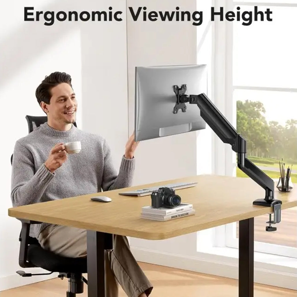 A Photo Of Kolac Adjustable Single Monitor Arm for 15