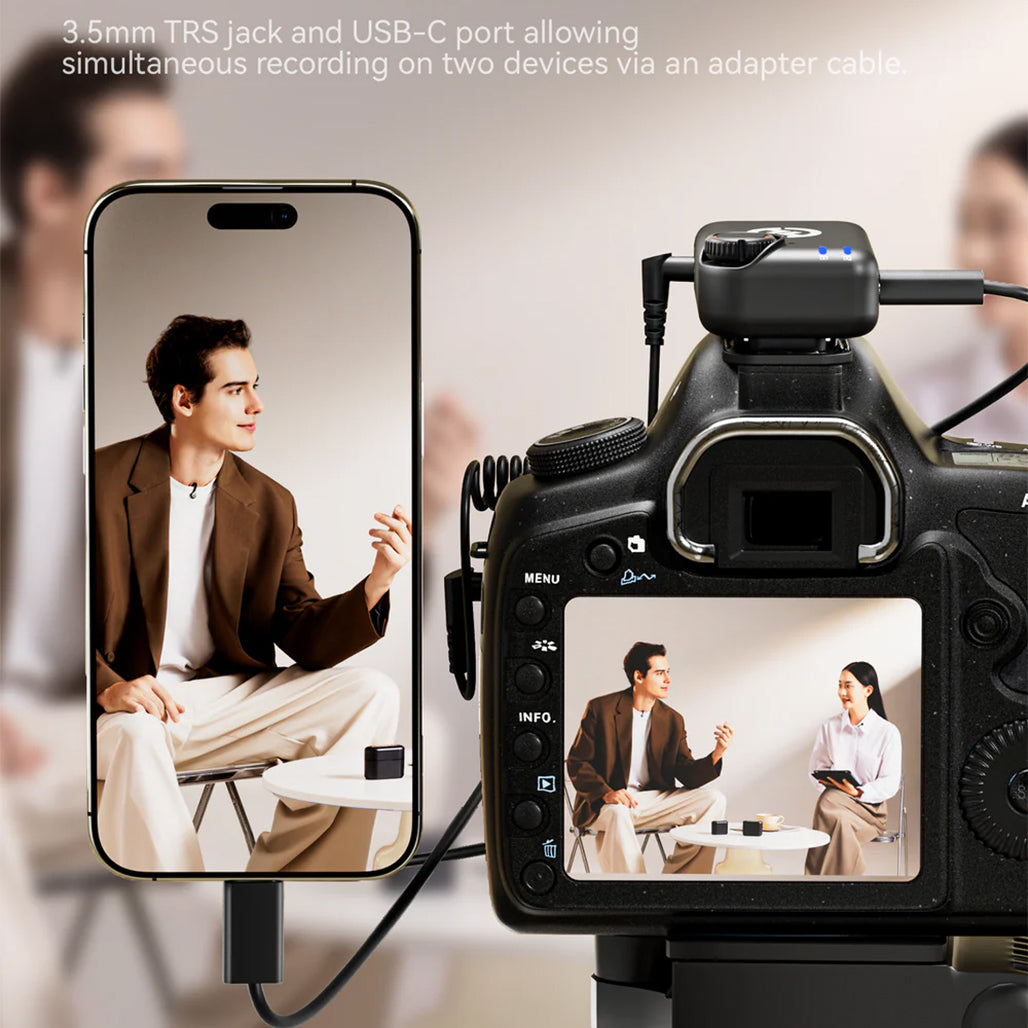 A Photo Of Hollyland Lark M2S Combo - Wireless Microphone