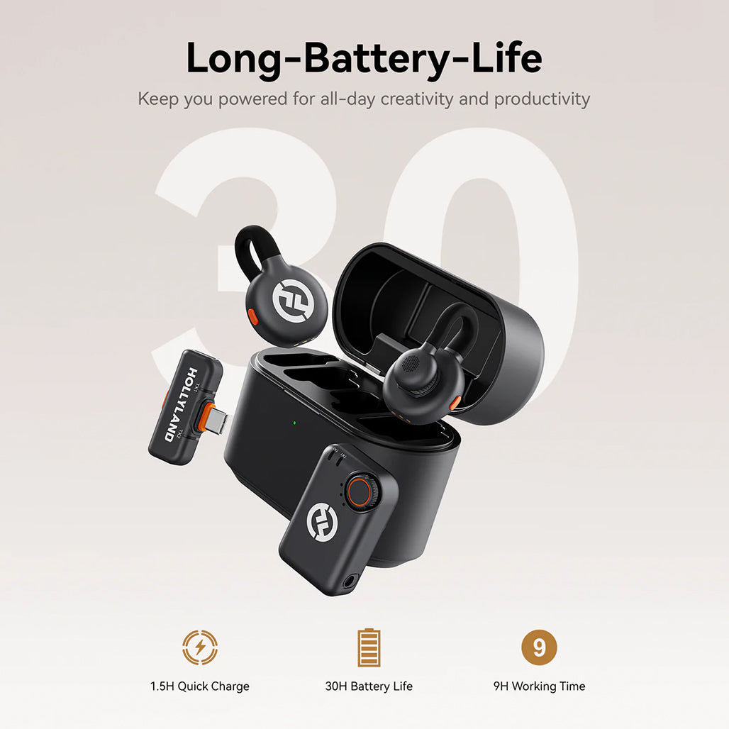 A Photo Of Hollyland Lark M2S Combo - Wireless Microphone