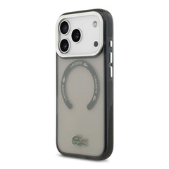 A Photo Of Lacoste MagSafe Transparent TPU+PC Case with Frosted Finish for iPhone 17 Pro