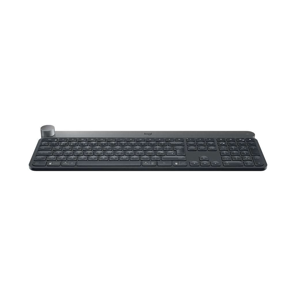A Photo Of Logitech Craft Advanced Wireless Keyboard with Creative Input Dial | 920-008504