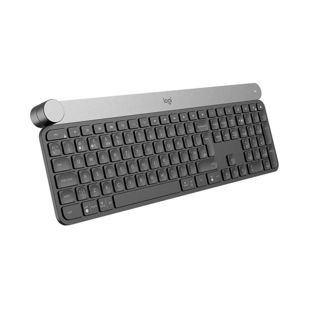 A Photo Of Logitech Craft Advanced Wireless Keyboard with Creative Input Dial | 920-008504