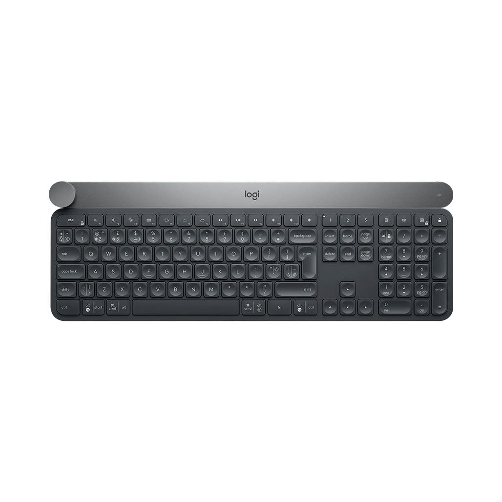 A Photo Of Logitech Craft Advanced Wireless Keyboard with Creative Input Dial | 920-008504