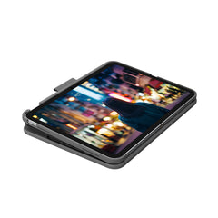 A Photo Of Logitech Slim Folio Bluetooth Keyboard Case for iPad 10th Generation – Oxford Grey (English Layout)